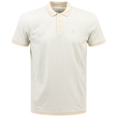 Play Well Cotton Pique Polo Mint/Natural - SS24