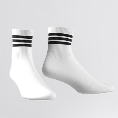 Half Crew 3-Stripes Socks White