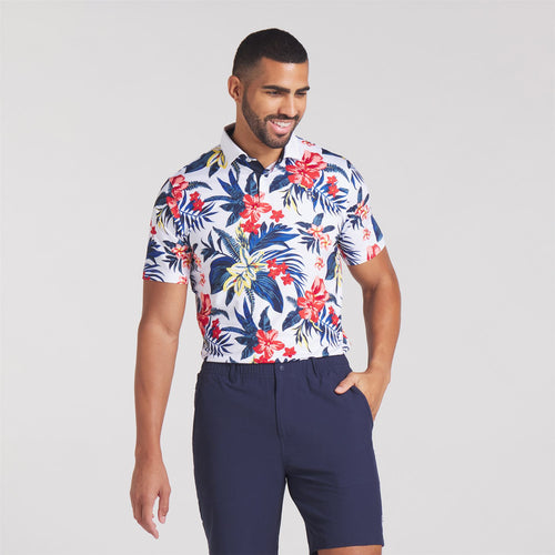 x PTC Floral Polo White Glow