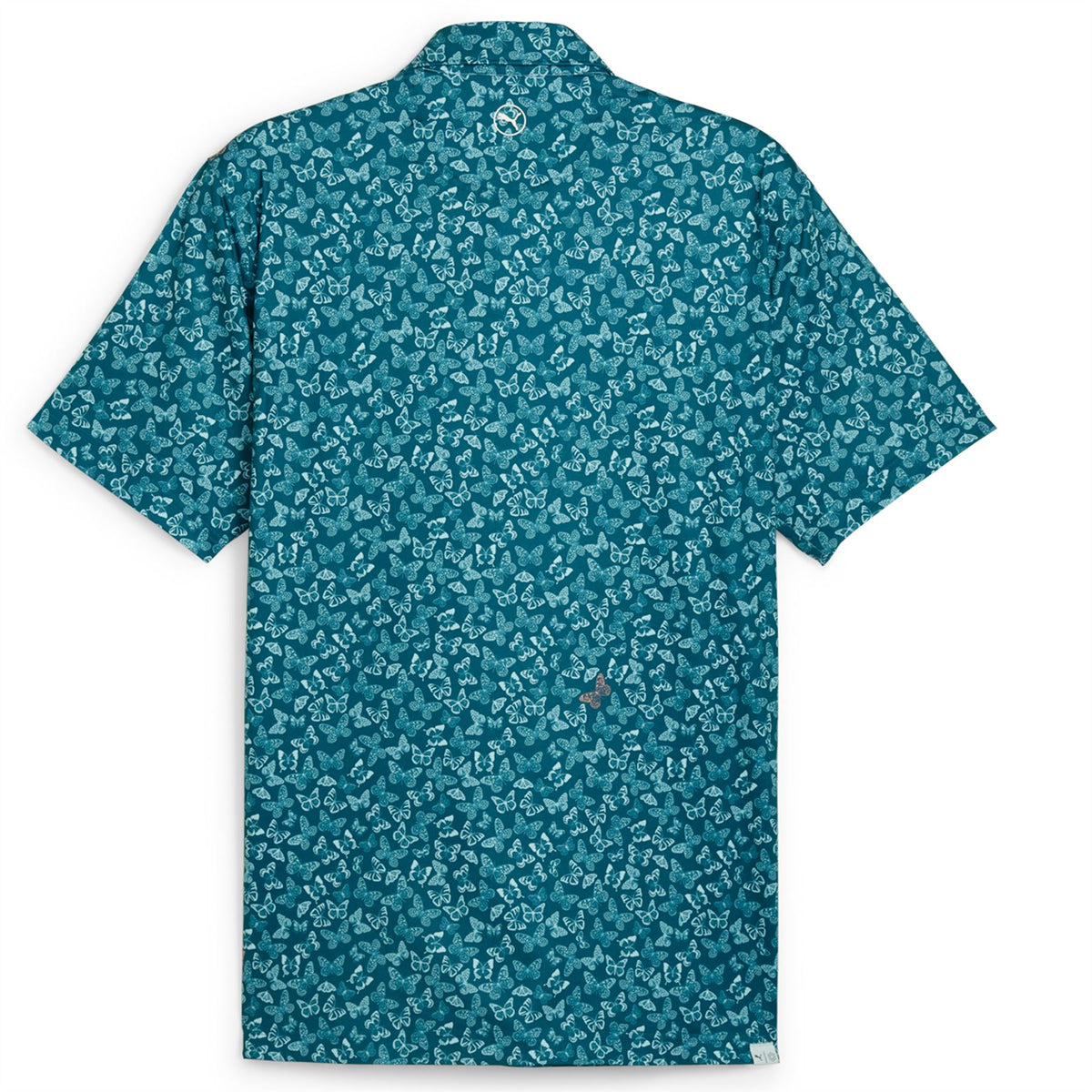 Cloudspun Butterfly Printed Polo Ocean Tropic Blue - SS24