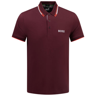 Paddy Pro Cotton Polo Medium Red