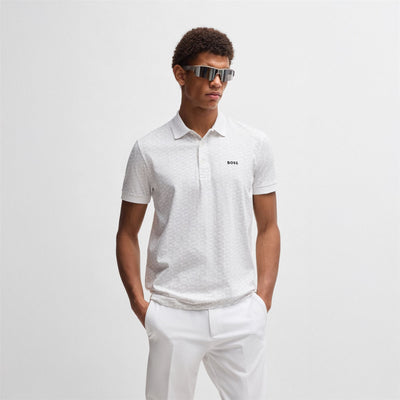 Paddy Striped Cotton Polo White