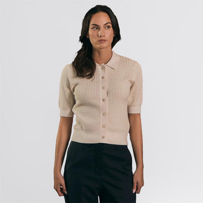 Victoria Polo Pinky White