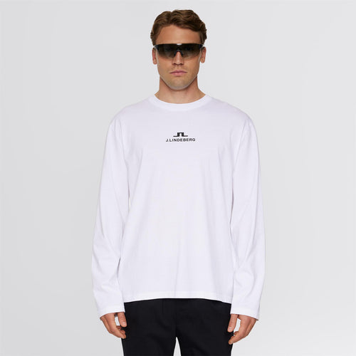 Cale Logo LS T-Shirt White