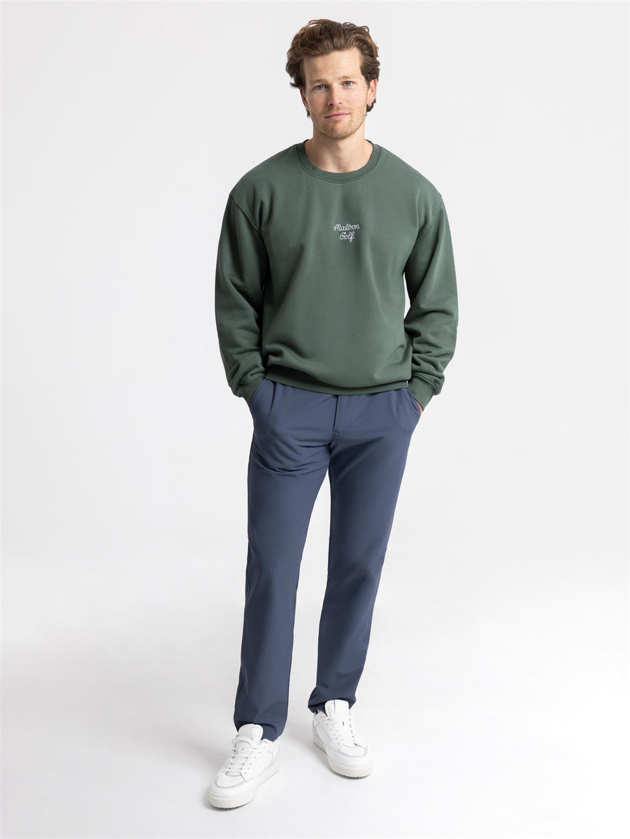 Malbon Golf Evergreen GC Crewneck Sweatshirt Evergreen | TRENDYGOLF UK