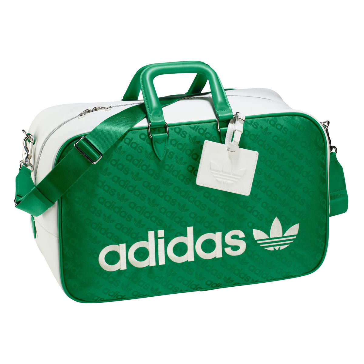 【adidas】GOLF Boston Bag バッグ 海外限定 adidas Golf Originals Boston Bag Green/White | TRENDYGOLF UK