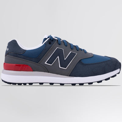 574 Greens V2 Spikeless Golf Shoes Navy/Grey
