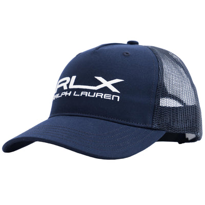 RLX Logo Twill Trucker Hat Refined Navy