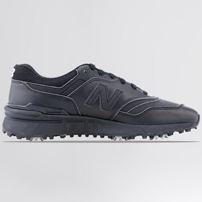 997 Waterproof Spiked Golf Shoes True Black