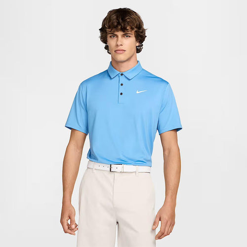 Dri-FIT Tour Solid Polo Blue Beyond/White