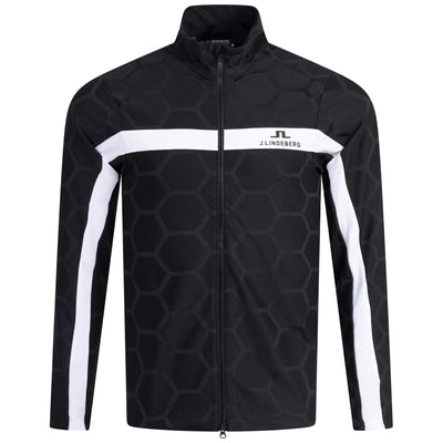 Jarvis Jacquard Tour Mid Layer Causeway Black
