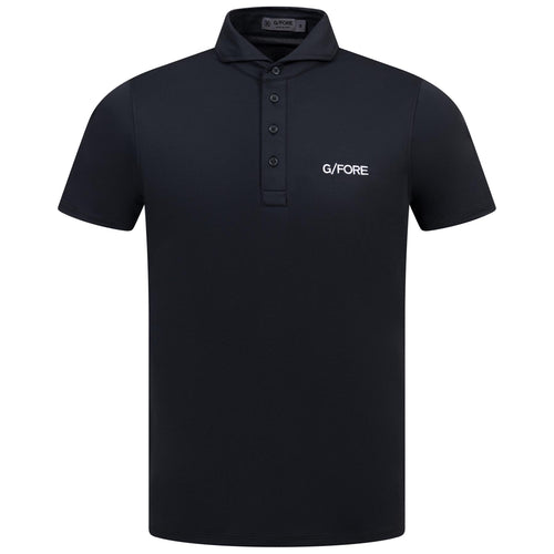 Essential Tech Pique Embroidered Slim Fit Polo Onyx - 2024