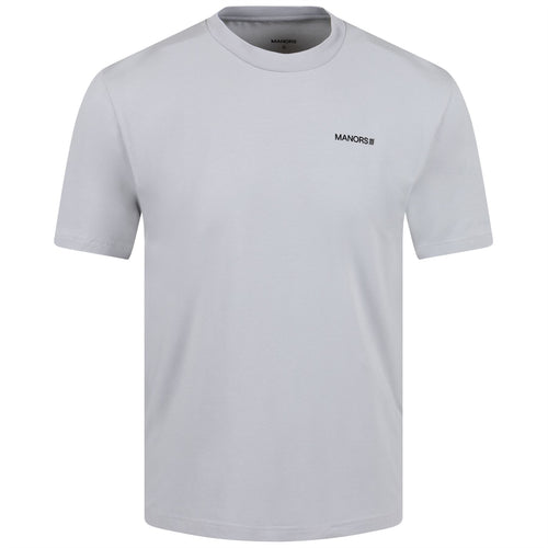 Manors Logo T-Shirt Grey - 2024