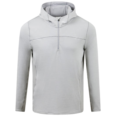 Liam Hooded Half Zip Mid Layer Alloy - SS23
