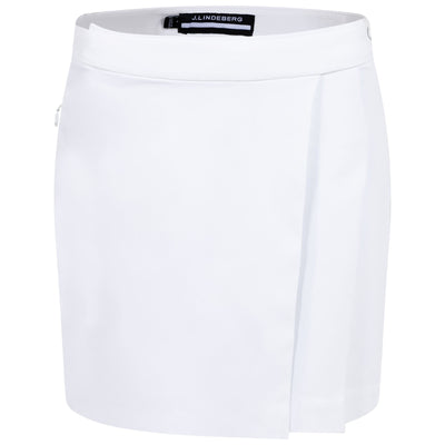 Womens Cataleya Micro High Stretch Pleated Skirt White - SS23