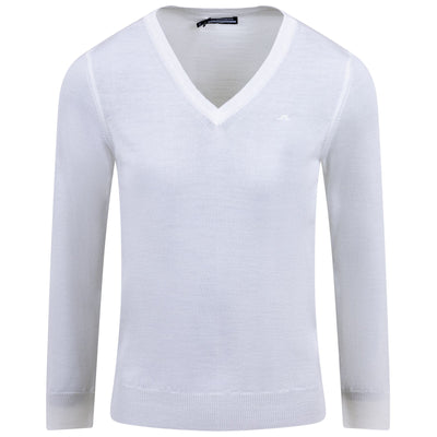 Womens Amaya Merino Knitted Sweater White - SS23