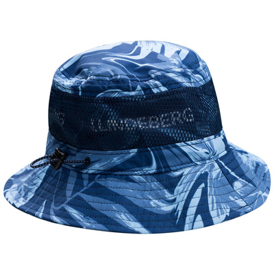 Denver Print Bucket Hat Hibiscus Blue - 2023