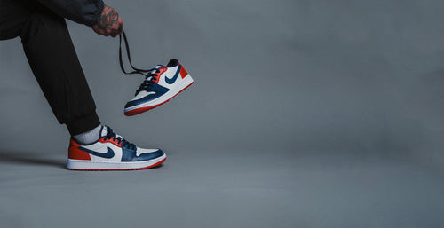 Nike Air Jordan Golf Shoe side view showcasing the iconic design