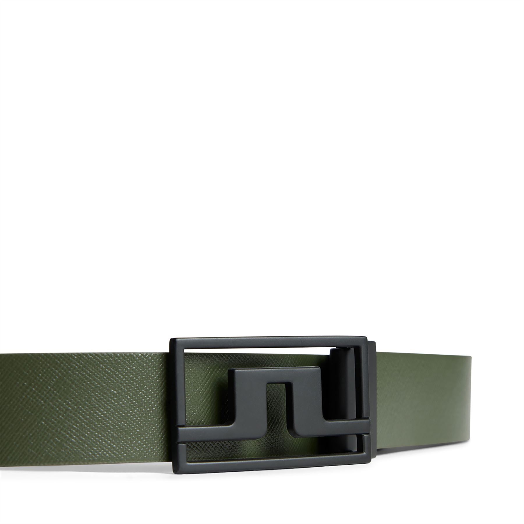 未使用　TOMORROWLAND Dark green leather belt J.Lindeberg Slater Detachable Belt Forest Green | TRENDYGOLF UK
