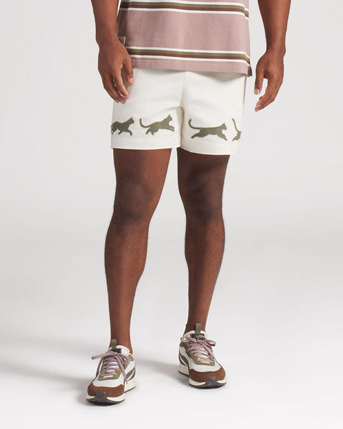 x GGNC Shorts Warm White Heather
