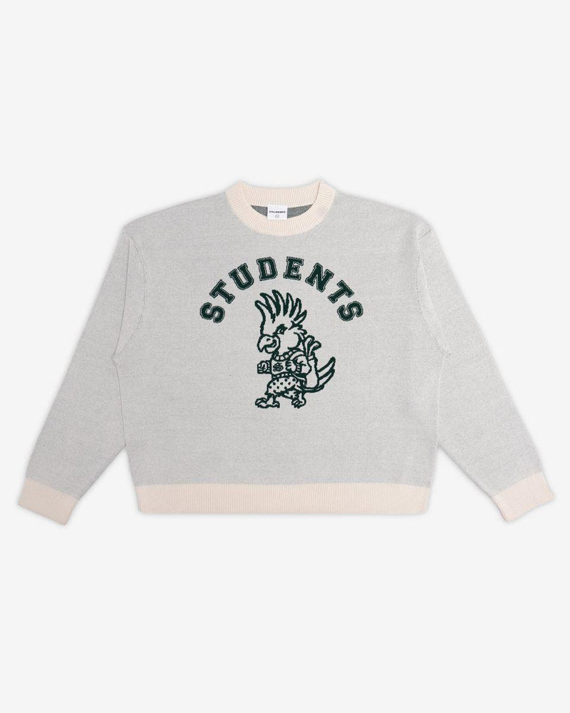Chip Knit Crew Sweater Cream