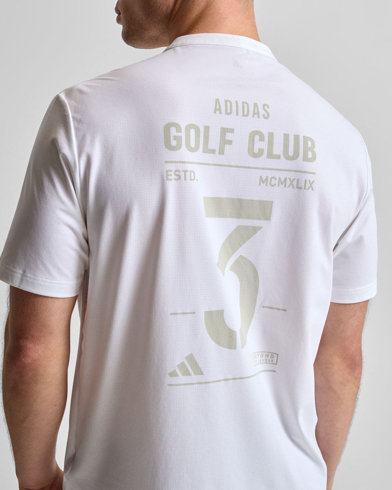 Beyond The Course Golf Club Twistknit Range T-Shirt White