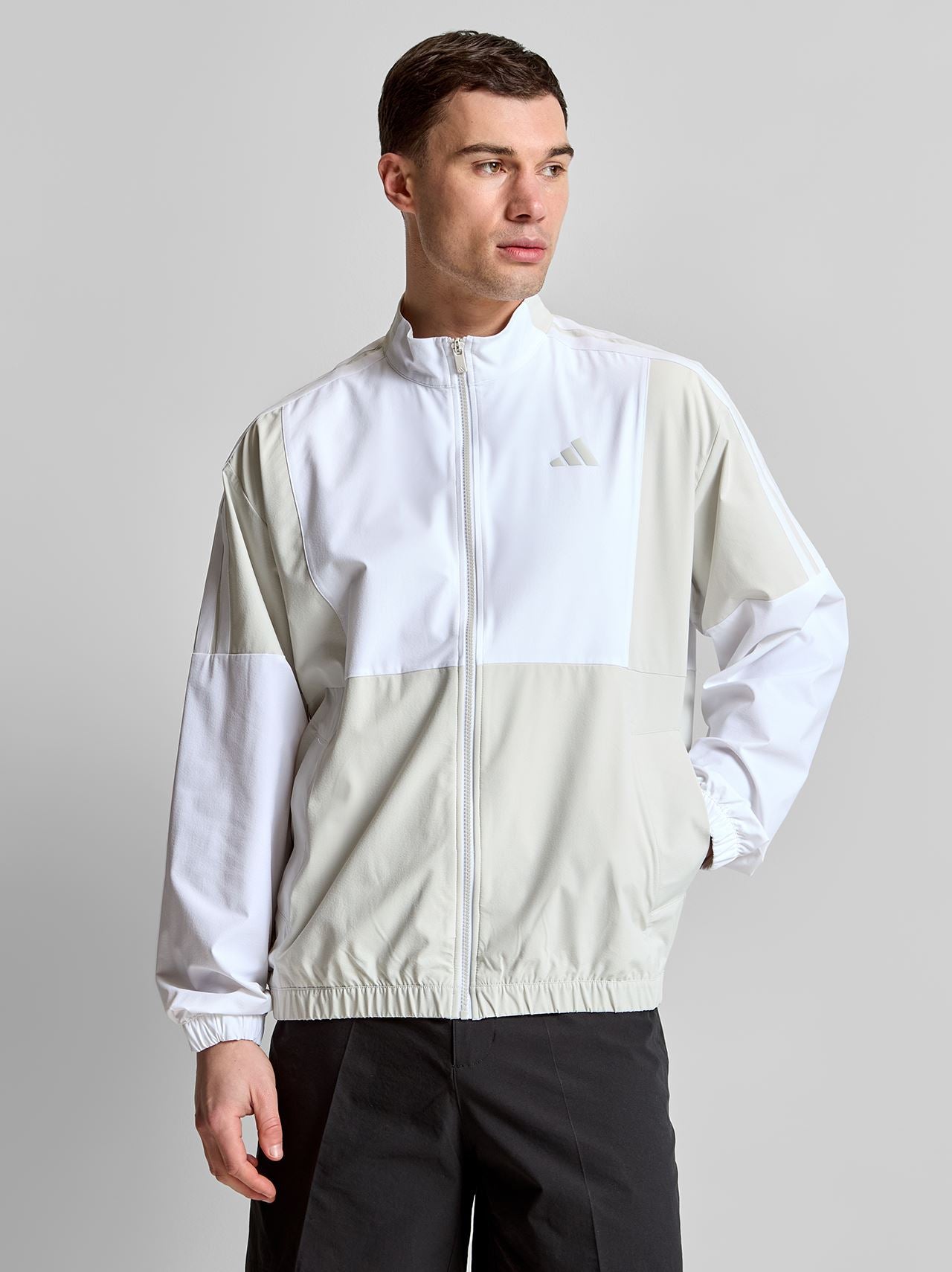 Beyond The Course Twistweave Windbreaker Orbit Grey/White