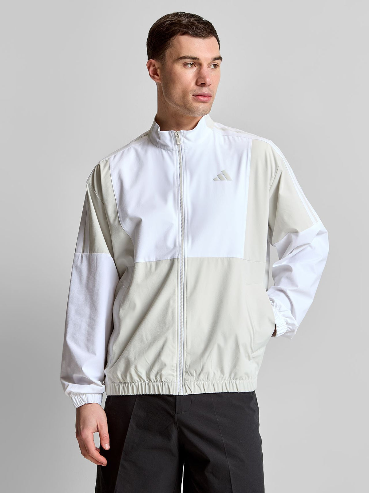 Beyond The Course Twistweave Windbreaker Orbit Grey/White