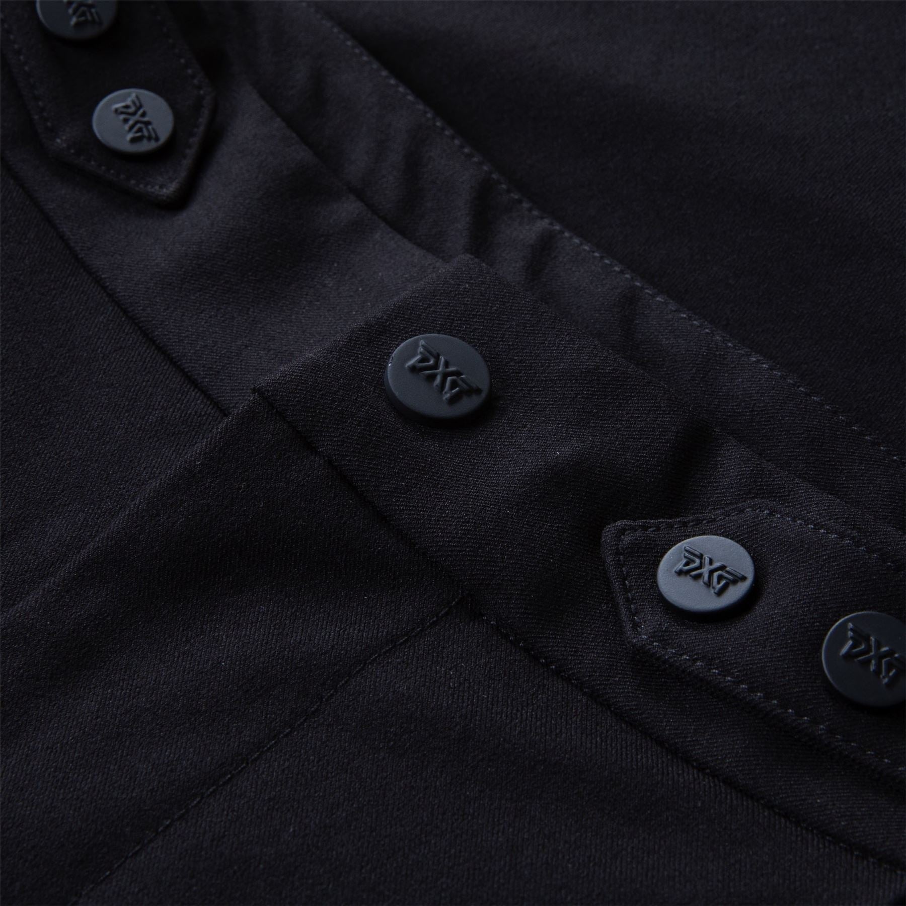 PXG NJ Double Pleated Pants ブラック 32 PXG NJ Double Pleated Pants ブラック 32