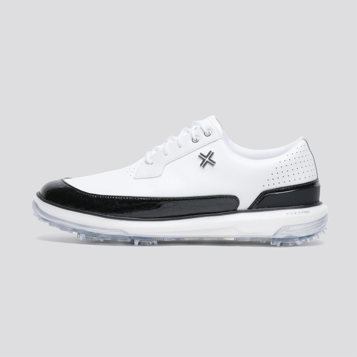 PAYNTR Moving Day SC RS Spiked Golf Shoes White/Black/Gator