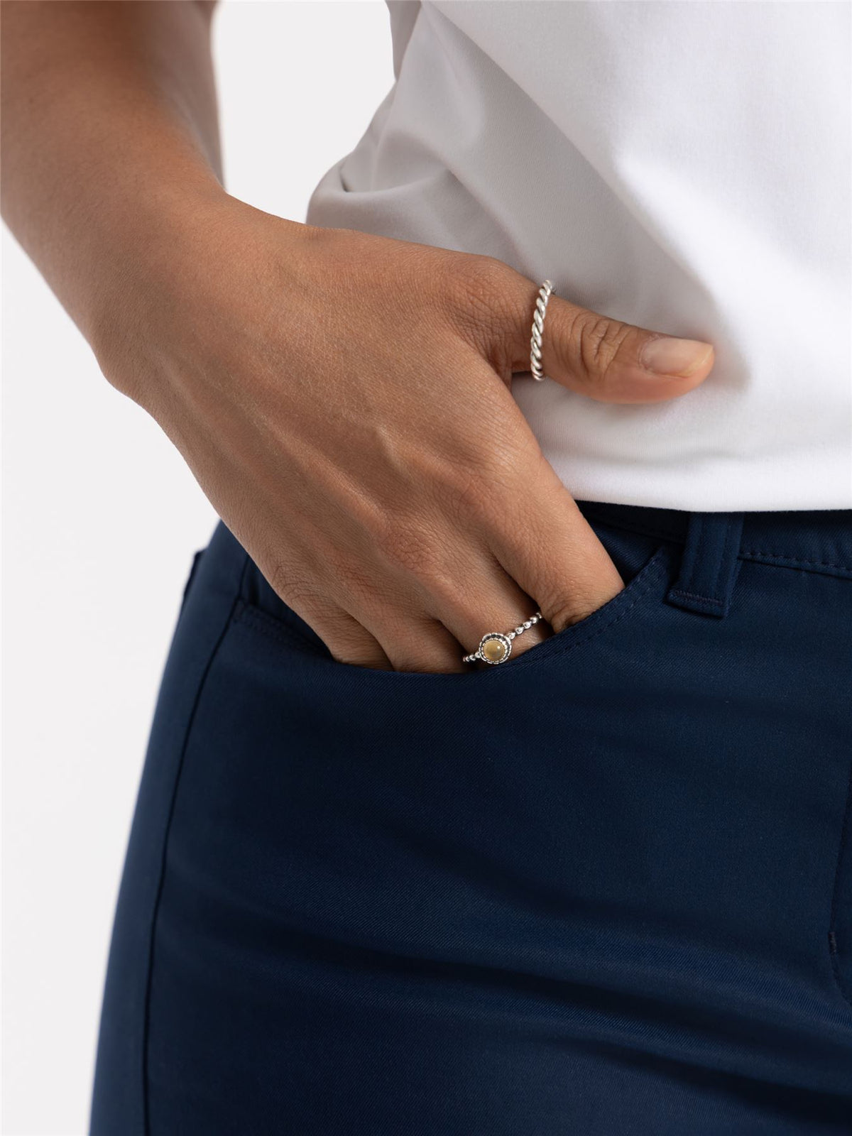 Ultimate365 Twistweave Five Pocket Trousers Navy