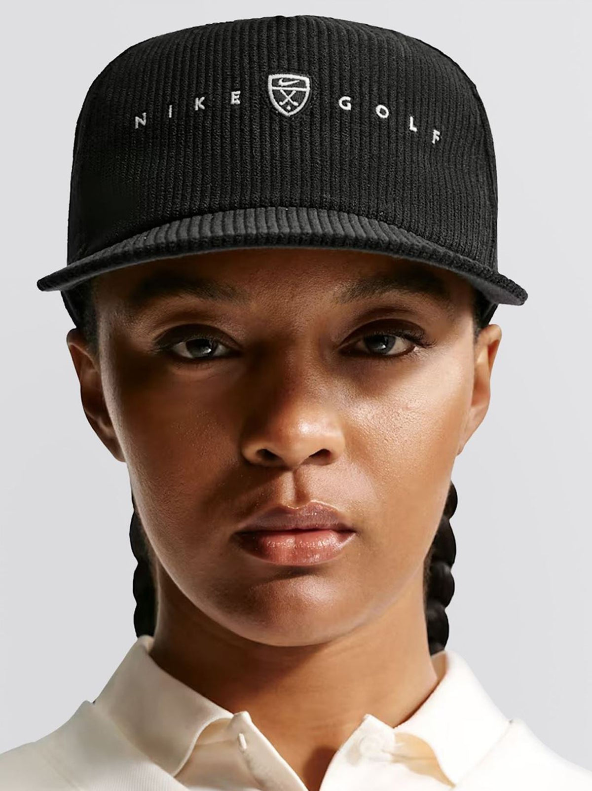Pro Flat Bill Cord Golf Cap Black/Anthracite