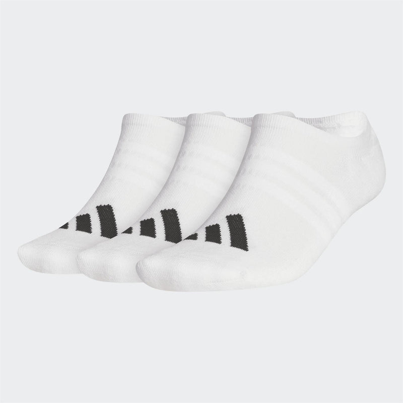 Performance 3 Pack No Show Socks White