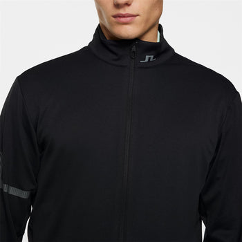 Heath Full Zip Mid Layer Black