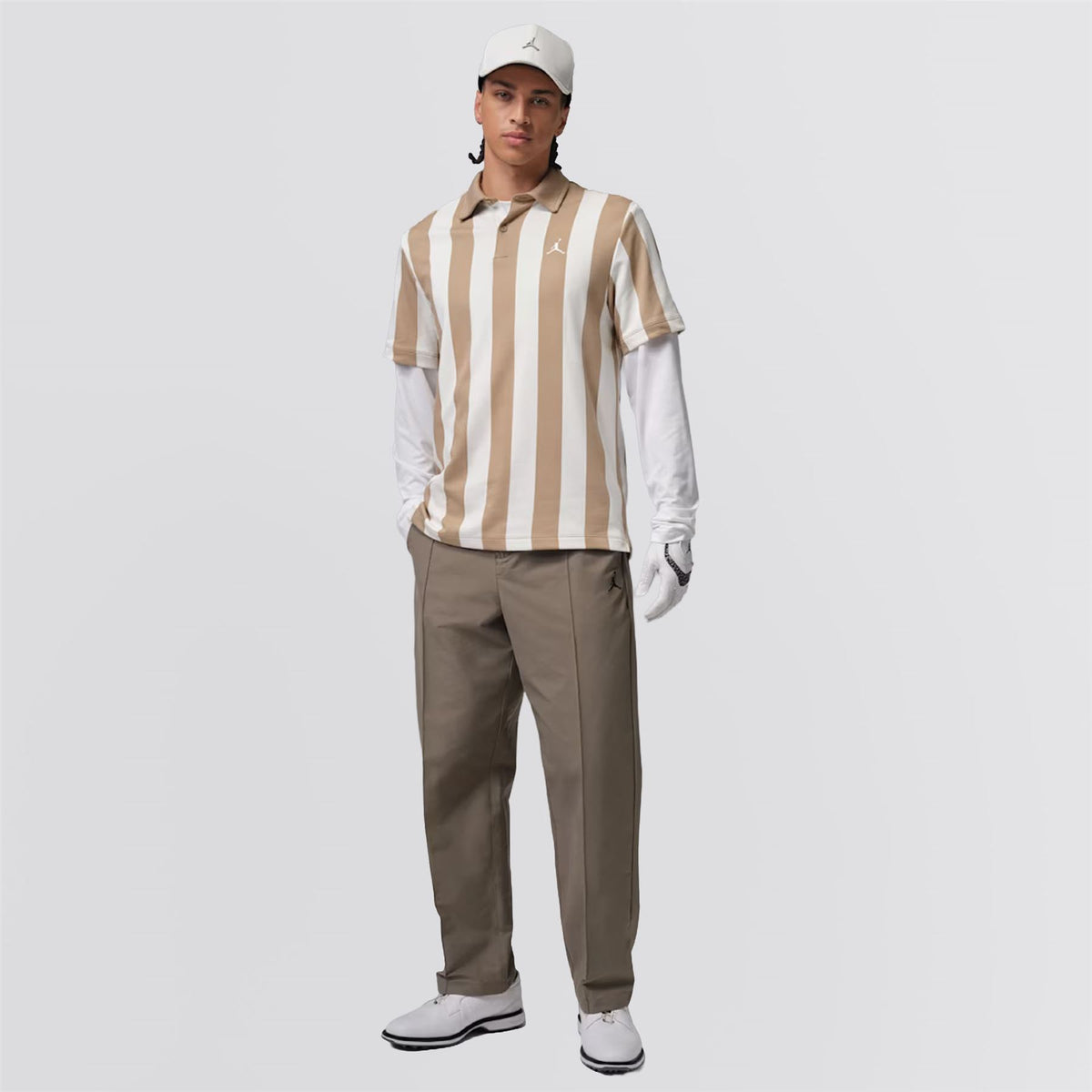 Jordan Sport Golf Trousers Olive Grey/Black