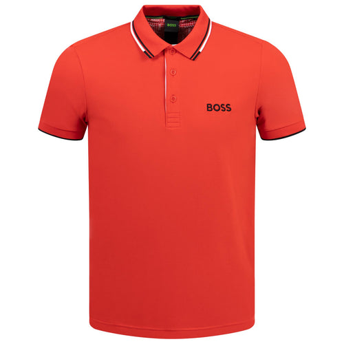 Paddy Pro Cotton Polo Open Red - W24