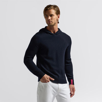 Washable Cashmere Hoodie Twilight