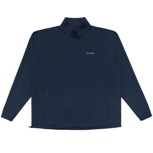 Performance Quarter Zip Shell Pullover Navy - 2025