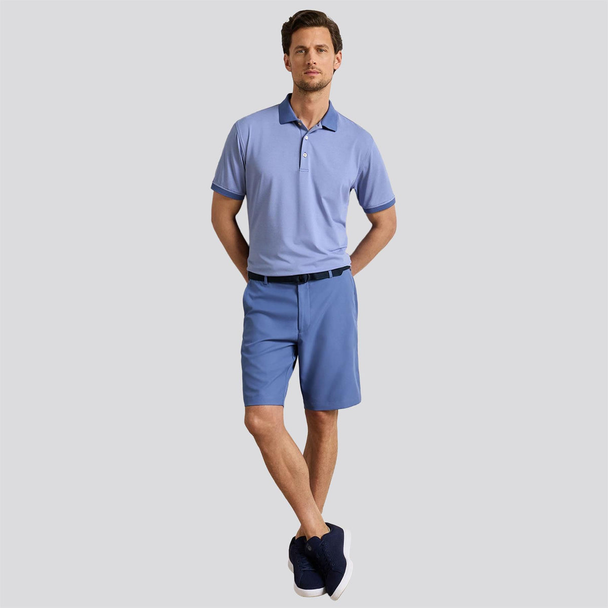 Salem 9-Inch Performance Classic Fit Shorts Bali Blue