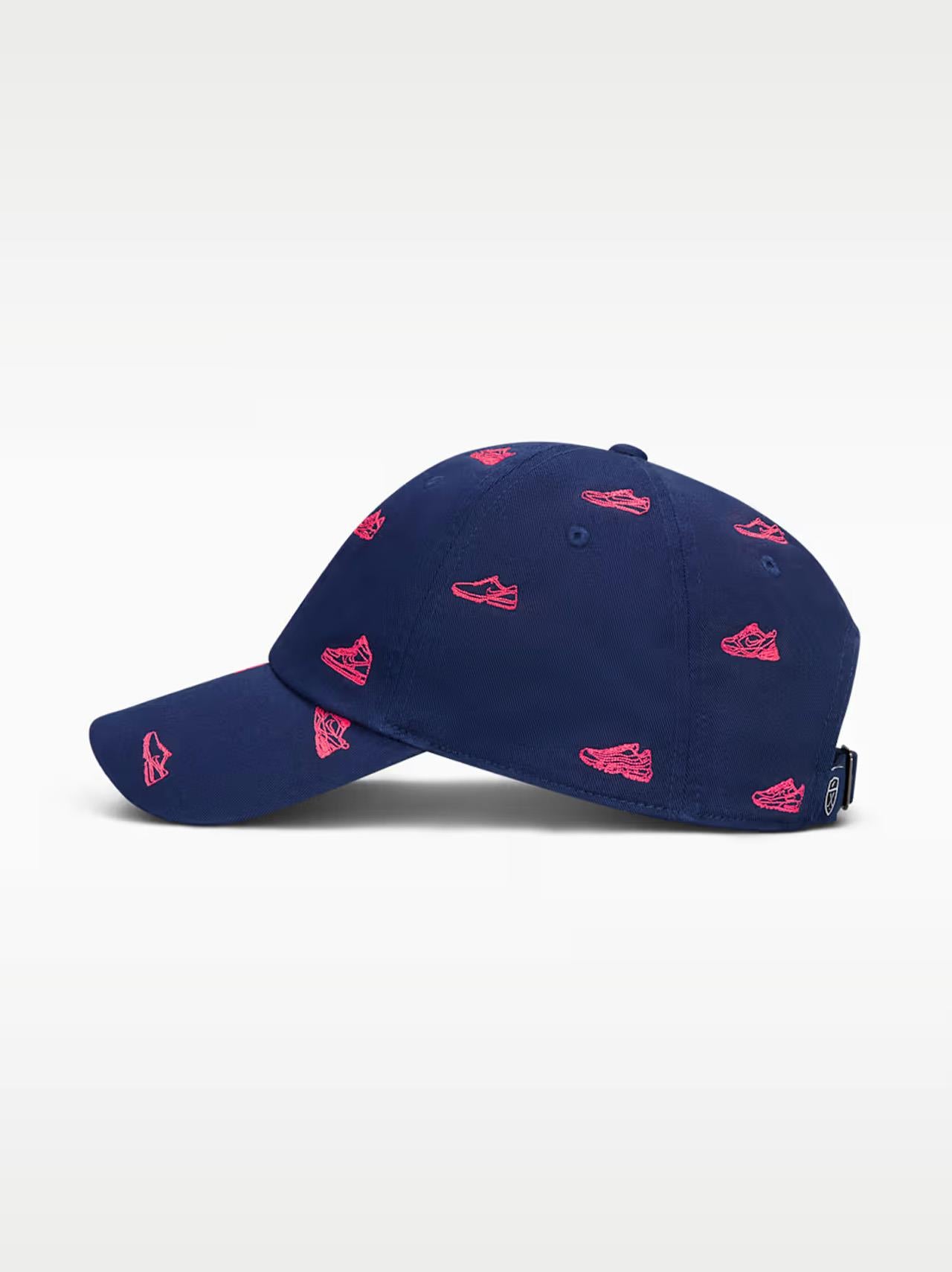 Unstructured Golf Cap College Navy/Hot Lava