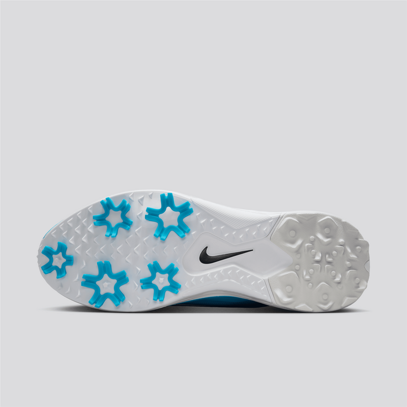 Pegasus 1 Spiked Golf Shoes White/Black/Light Current Blue