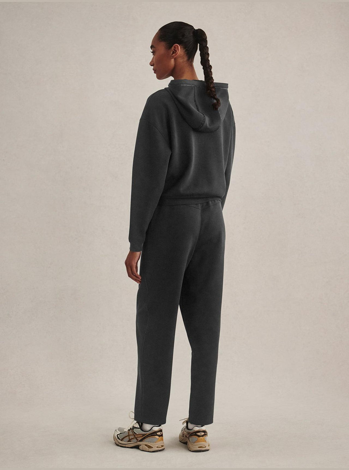 Jorgie Zip Through Hoodie Black