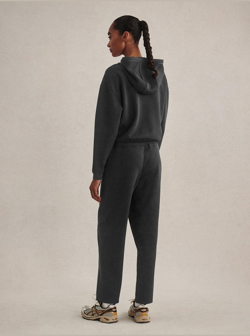 Jorgie Zip Through Hoodie Black