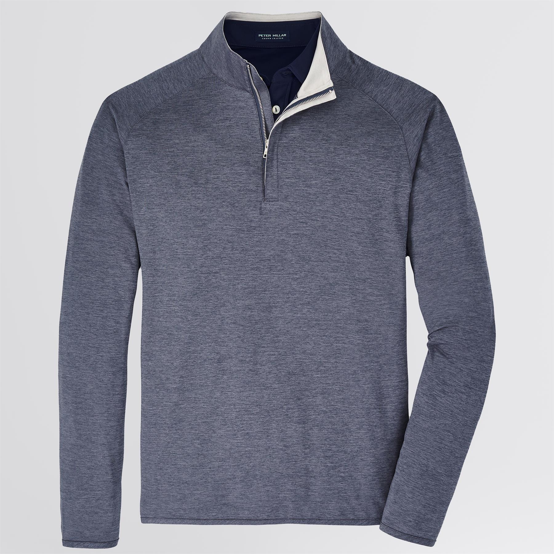 Stealth Performance Quarter Zip Mid Layer Steel