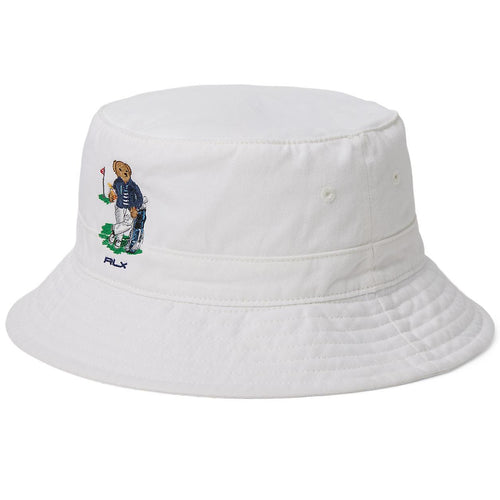 RLX Bear Bucket Hat White - AW24