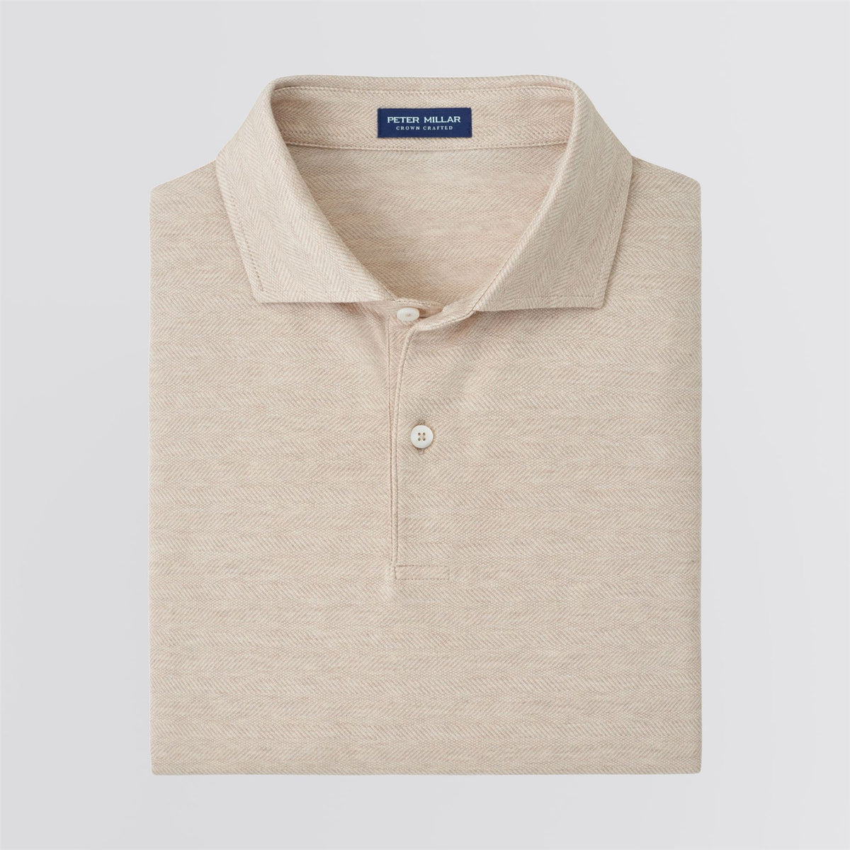 Excursionist Flex Herringbone Knit Polo Truffle