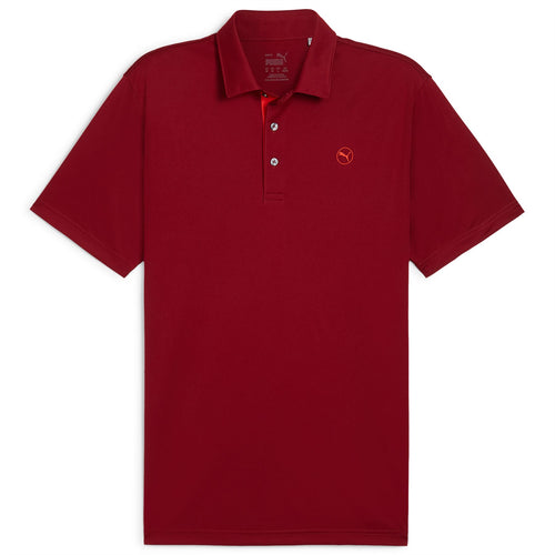 Pure Solid Polo Intense Red - AW24