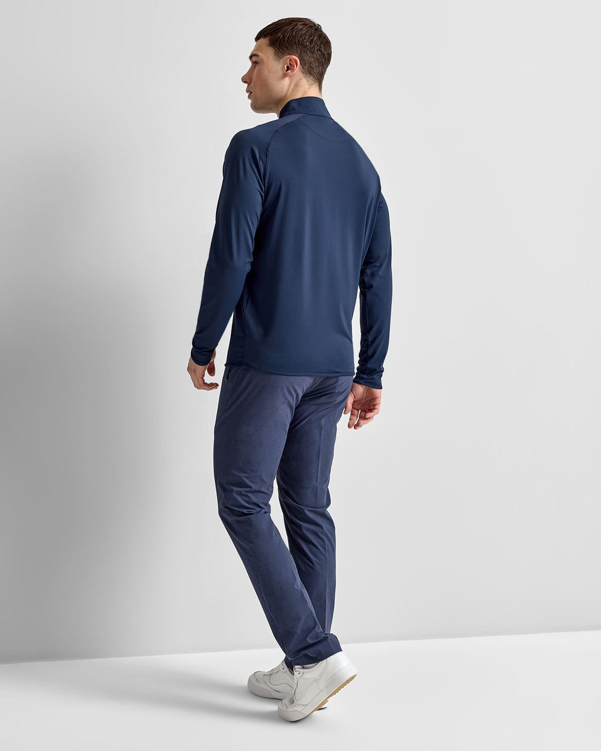 Stealth Performance Quarter-Zip Mid Layer Navy