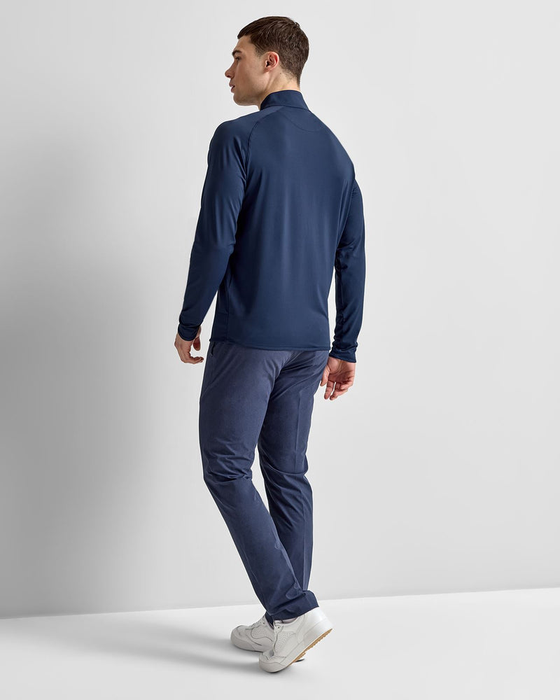 Stealth Performance Quarter-Zip Mid Layer Navy
