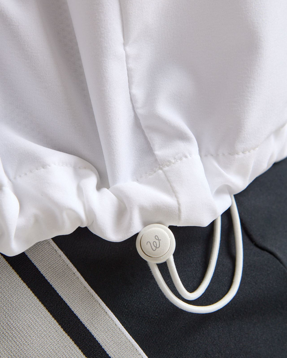 Crosscourt Windbreaker Jacket White